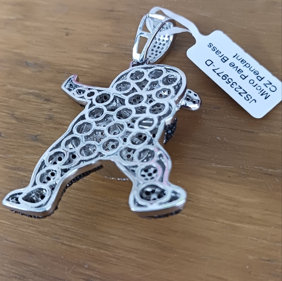 Silver Diamond Charm - Picture 5 of 6